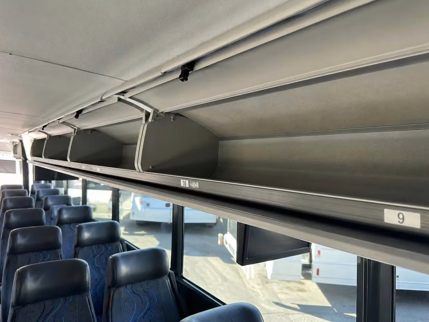 stanton 18 passenger minibus overhead storage