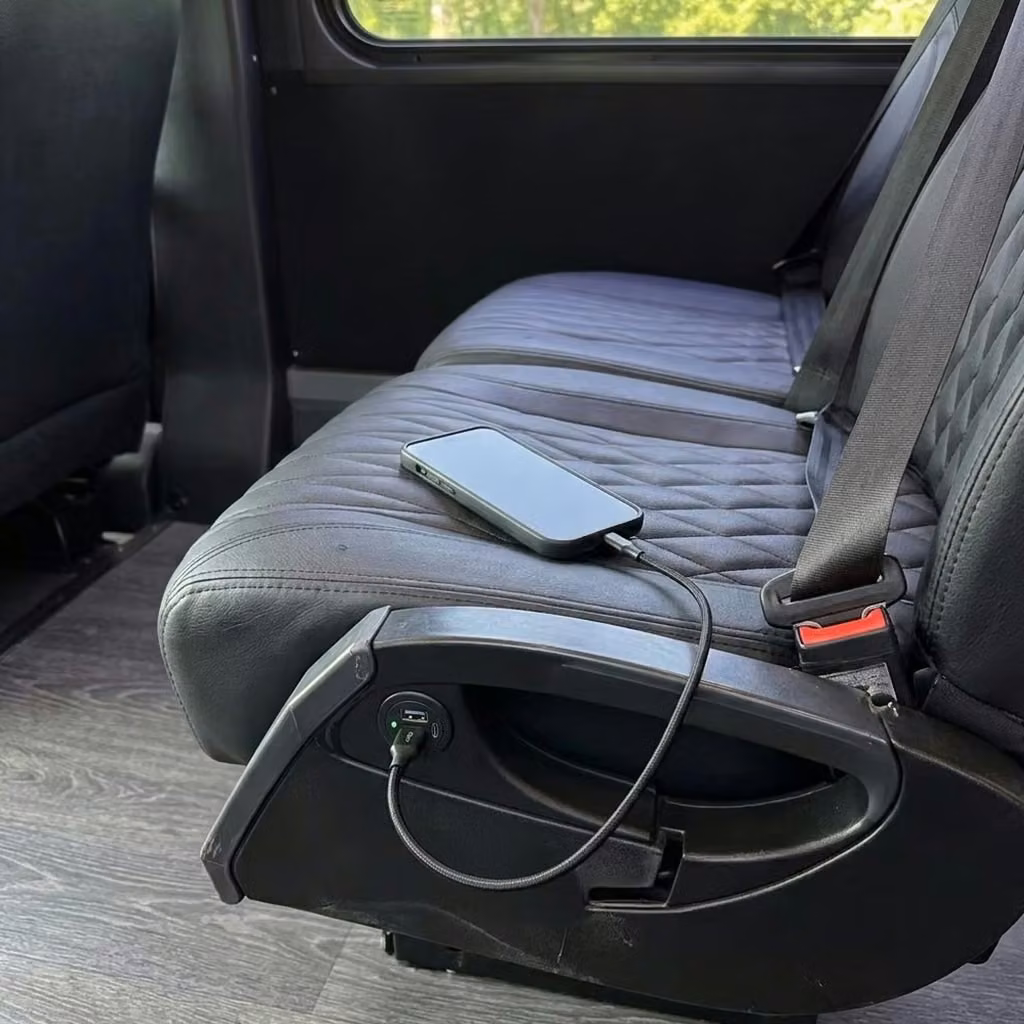 stanton 20 passenger minibus usb charging