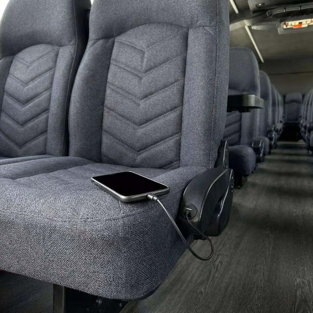 stanton 25 passenger minibus usb charging