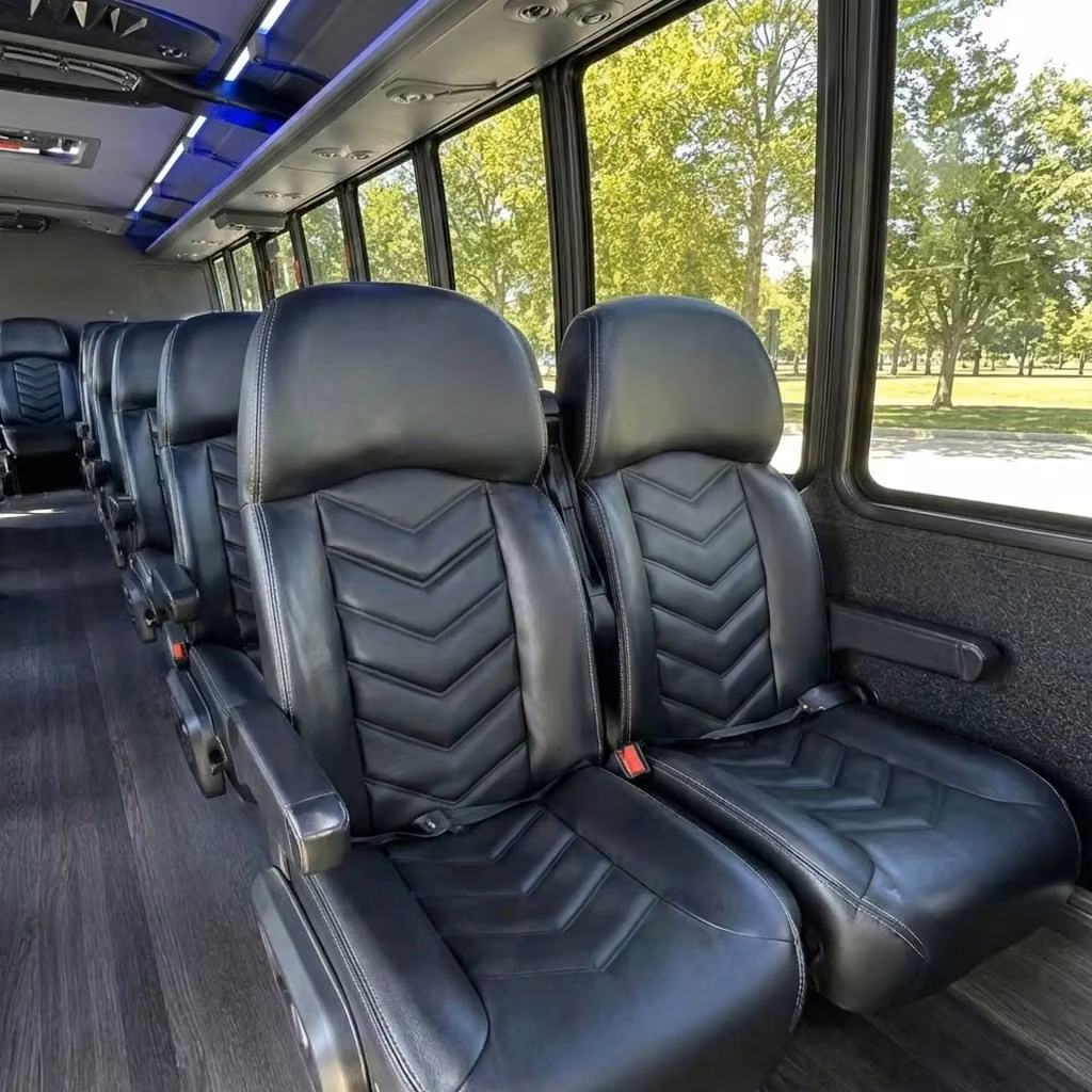 stanton 28 passenger minibus seating