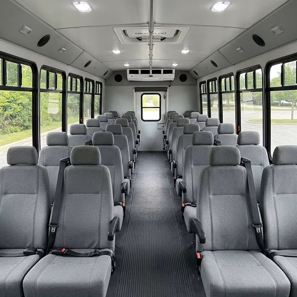 stanton 30 passenger minibus seating