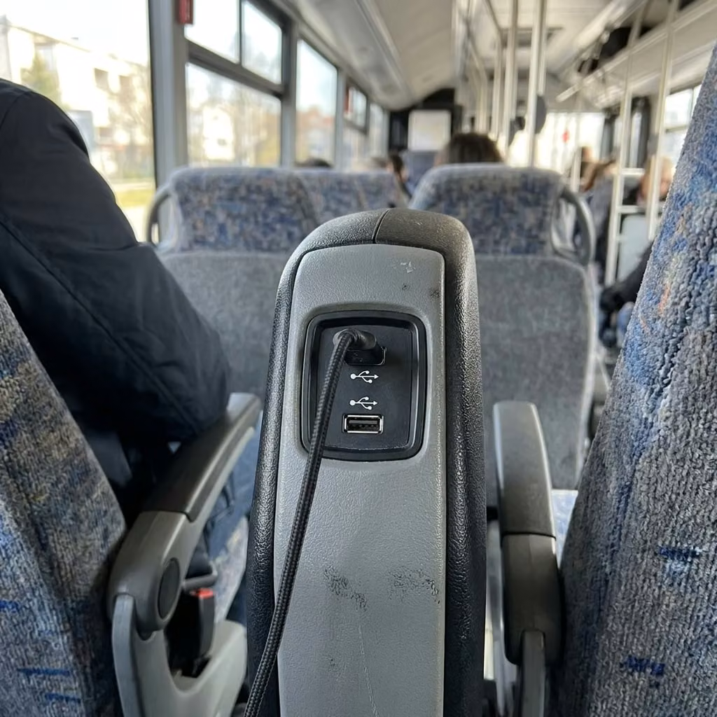 stanton 35 passenger minibus usb charging