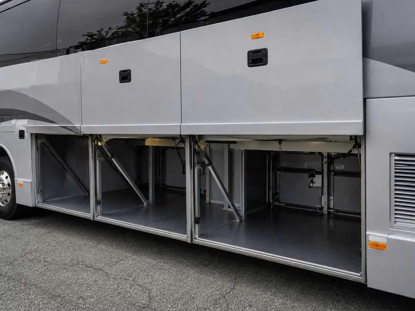 stanton charter bus under bus storage
