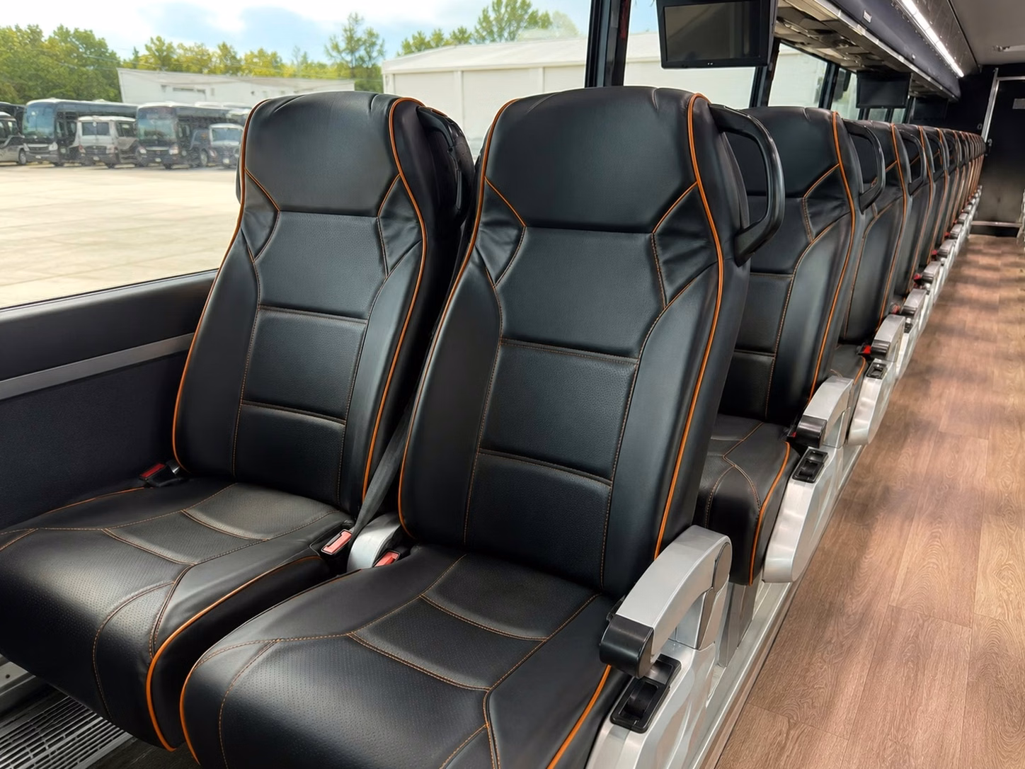 stanton modern charter buses for destination weddings