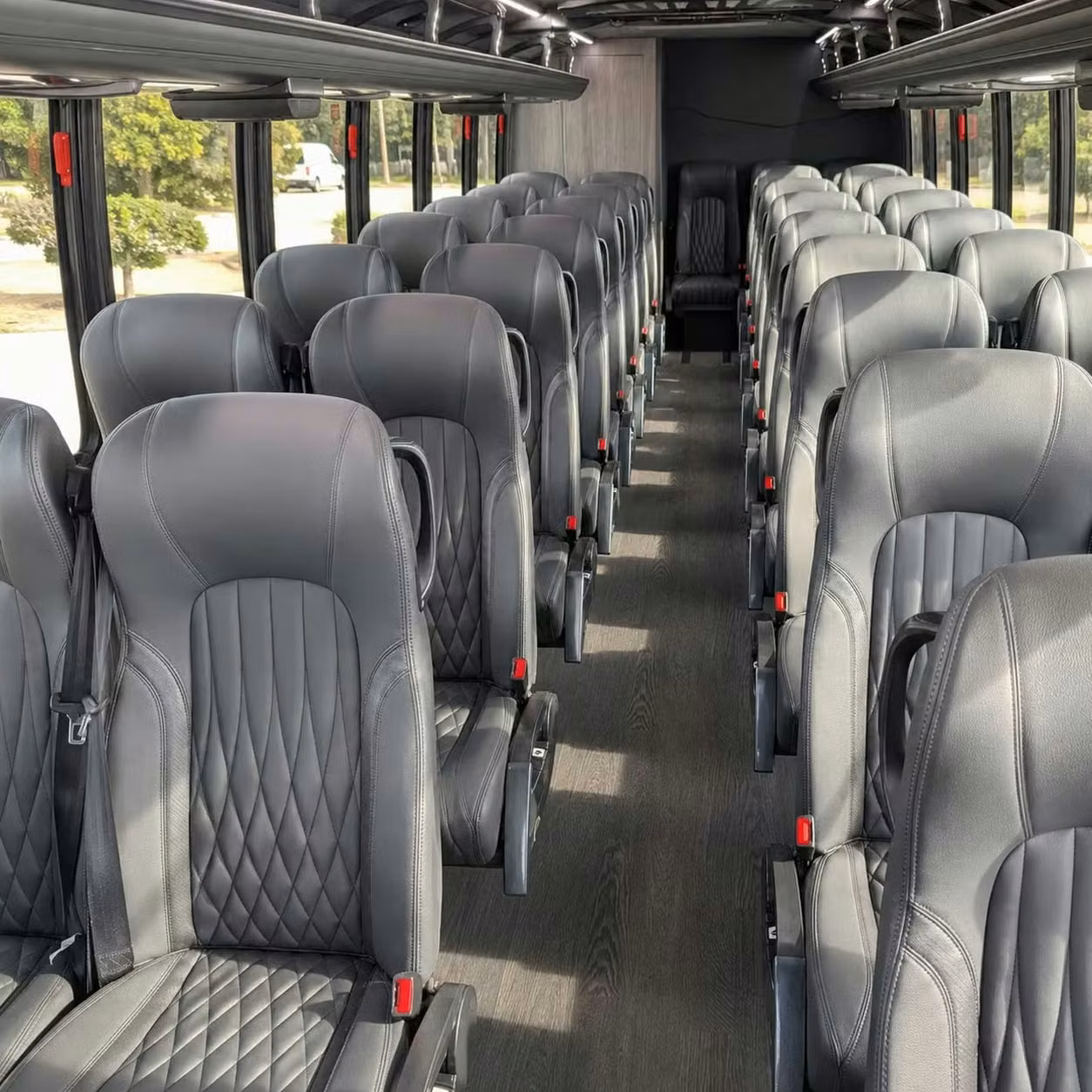 28 passenger minibus interior